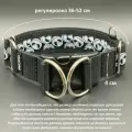 Ошейник на фастексе с регулировкой YkkaСollar для собаки, шириной 4 см на обхват шеи 36-52 см