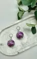 Серьги P.J. MURANO, стекло, муранское стекло, сиреневый