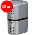 Комплект 30 штук, Точилка Faber-Castell Trio Grip 2001, 3 отверстия,2 контейнера,серая183800