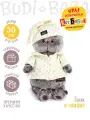 Мягкая игрушка BUDI BASA Кот Басик 30 см в пижаме для детей от 3-х лет