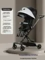 Модернизированная коляска LUOSEN 9011, четырехколесная складывающаяся, навес, 90x30cm