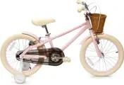 Велосипед детский Pifagor Shine 18, стальная рама, 1 скорость, ободные тормоза, цвет Розовый