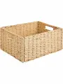 Корзина для хранения 38x18x28 см бумага цвет бежевый