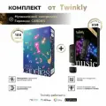 Умная гирлянда Twinkly Candies Candles RGB, в форме свечи, 100 диодов, зеленый провод, BT+WiFi, IP20