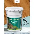 Масло для дерева OAK AFFECTION Тик, для террас и фасадов, полуглянцевое, Тик 5л