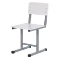 Стул Polini kids City S Ученик, 4 гр, серый-белый