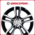 Колесный диск Кик Samara (КС866) 6x16/4x98 D58.5 ET35 алмаз чёрный