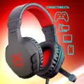 DEFENDER Гарнитура GAMING CUJO BLACK/RED 64505 DEFENDER