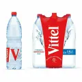 Минеральная вода Vittel / Виттель негазированная ПЭТ 1.5 л (6 штук)