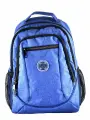 Рюкзак ученический T 2011.4 джинс синий унисекс нейлон на молнии