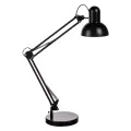 BY Светильник настольный Лунд Е27,60Вт,230В,85см, струбцина, подставка, каб.150см, металл, черный