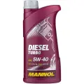 Синтетическое моторное масло Mannol Diesel Turbo 5W-40, 1 л, 1 шт.