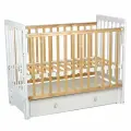 Кровать детская Фея 328-01 белый-натуральный