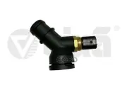 Фланец системы охлаждения AUDI A3, SKODA Octavia II, VW Golf 5/6/Jetta III/Caddy III 1.4/1.6 03-15 (с датчиком) Vika арт. 112.