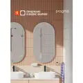 Зеркало для ванной комнаты Pragma Olako, 50*100 см, с подсветкой и подогревом, OLK6.1CLH.011
