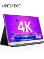 UPERFECT 4K портативный монитор 15,6 дюйма, вилка ЕС