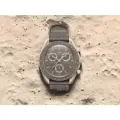 Часы Omega x Swatch Mission on the Earth, Desert (SO33T103) / песочные со светло-коричневым ремешком 190-200 мм