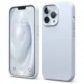 Elago для iPhone 13 Pro Max чехол Soft silicone (Liquid) Light Blue