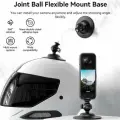 Flexible Adhesive , Гибкое клейкое крепление на шлем с шарниром 1/4 Insta360 X4/X3, Dji Pocket 2/3