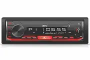 Автомагнитола ACV AVS-816BR, Bluetooth 4.0, 4х50 Вт, 1DIN, красная подсветка