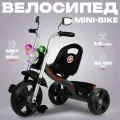 Велосипед трехколесный детский Mini, 2-5 лет, графит