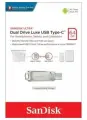 USB Флеш-накопитель SanDisk USB3.2/400mb/s-64Gb Ultra Dual Drive Luxe USB Type-C (SDDDC4-064G-G46)