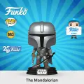 Фигурка Funko POP! Bobble Star Wars Mandalorian S9 The Mandalorian + Darksaber/ Фанко ПОП по мотивам франшизы Звездные Войны