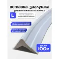 Вставка для натяжного потолка (заглушка) плинтус потолочный L 100м