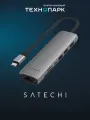 Адаптер для ноутбука Satechi 7-in-1 USB-C Slim Multiport Adapter with Ethernet серый космос (ST-P7SM)