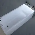Ванна акриловая Marka One BIANCA 150х75 см белая прямоугольная, пристенная, 100% сантехнический акрил. 01бья1575