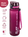 Бутылка для воды спортивная, для холодных и горячих напитков 1000 мл Elan Gallery Style Matte, бургундия