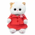 Мягкая игрушка BUDI BASA Кошечка Ли-Ли, Baby, в коралловом костюмчике, 20 см (LB-121)