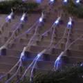 Luazon Lighting Гирлянда «Сеть» 2 × 3 м, IP44, УМС, прозрачная нить, 384 LED, свечение синее, 220 В