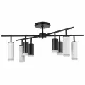 Lightstar LR7283748640 Люстра RULLO 8х50W GU10 черный/белый (571728+214437-4+214486-4+202430-8)