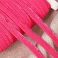 Резинка бельевая ажурная TBY, 10мм, арт. RB03144, цвет F144 ярко-розовый, уп.100м