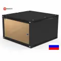 Шкаф телеком настенный ШТС2 GK 6U 600x350-С (дверь стекло) RAL 9005 GK Electric