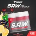 Предтренировочный комплекс от Trec Nutrition «SAW», вкус черная смородина/лимон, банка, 200 гр