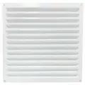 Решетка металлическая белая 600х600мм 6060РМб