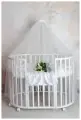 Балдахин для детской кроватки Patrino (сливочный) 170х600 см 2-602-Р