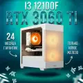 AIR Белый Intel Core i3 12100f, RTX 3060 Ti 8GB, DDR4 16GB, SSD 1000GB Игровой компьютер