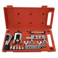 Набор для развальцовки, вальцовки c труборасширителем и резаком трубок + ключ вентильный с трещёткой - в кейсе для переноски инструмента