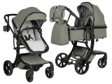 Детская коляска-трансформер для новорожденных Aimile Adventurer, оливковый