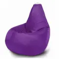 Кресло мешок MyPuff, бескаркасное кресло, пуфик мешок, размер 4XL, оксфорд, фиолетовый