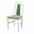 Стул деревянный астра, массив бука, эмаль белая зеленый