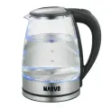 Чайник электрический (электронный) стеклянный с подсветкой MARVO HWH-005 Прозрачный электрочайник из жаропрочного стекла