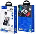 Внешний аккумулятор Q10A 10000 mah 3A 20W 3 в 1 HOCO Белый