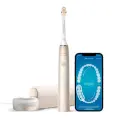Электрическая зубная щетка Philips Sonicare 9900 Prestige HX9992/11, бежевый. Товар уцененный