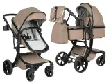 Детская коляска-трансформер для новорожденных Aimile Adventurer, какао