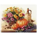 Алиса Набор для вышивания крестиком Натюрморт с тыквой (5-15), 38 х 28 см