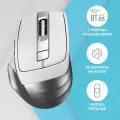 Мышь A4Tech Fstyler FB35 White/Grey оптическая, беспроводная (Bluetooth + радиоканал), 2000 dpi, USB, цвет: белый, серый